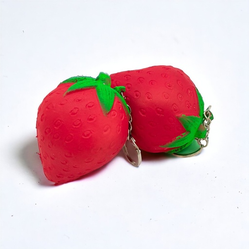 [81528] Squishy llavero forma frutilla 1 Ud.