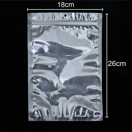[91462] Bolsita transparente con cierre hermético 18*26cm 30 pcs