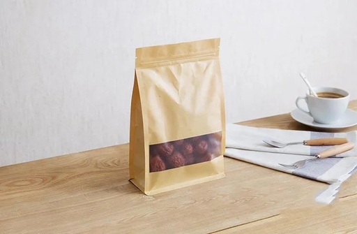 [91468] Bolsa hermético de papel kraft 21*32cm 30 piezas