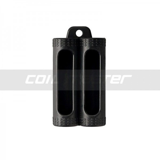 [CMB2SILICON] COIL MASTER 18650 2 BAYS SILLICON CASE BLACK