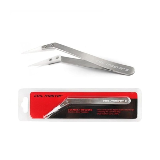 [CMCBTWEE] COIL MASTER CERAMIC BENT TWEEZER