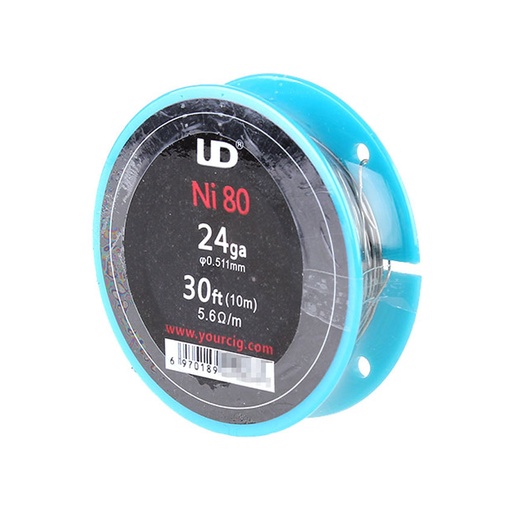[UDNI8024] UD NICHROME 80 WIRE 24GA 10M (30FT)