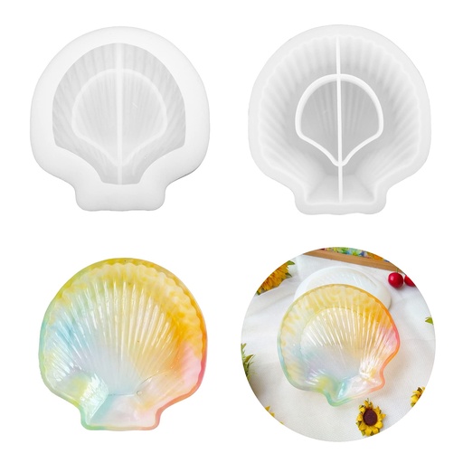 [msk35] Molde de silicona shell 15*14.7*3.3CM