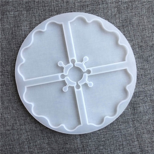[msb-28] Molde de silicona individuales geométricos 22.5cm