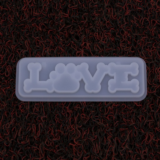 [MS134-3] Molde de silicona Love 14.5*53*10cm