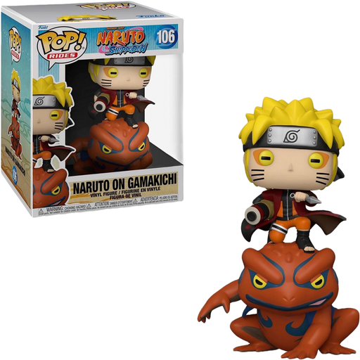 FUNKO POP RIDES EXCLUSIVO DE NARUTO SHIPPUDEN - NARUTO EN GAMAKICHI 106