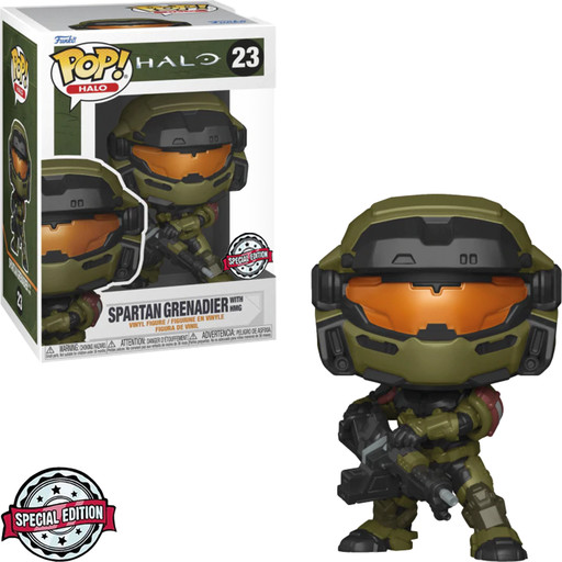 FUNKO POP HALO EXCLUSIVO - GRANADIO SPARTAN CON HMG 23