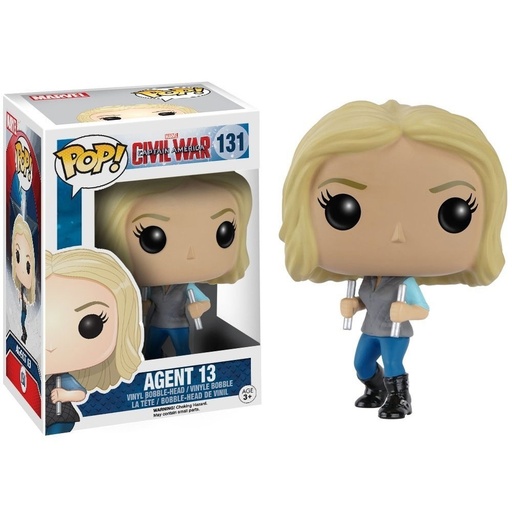 FUNKO POP MARVEL CAPITÁN AMÉRICA CIVIL WAR - AGENTE 13 131