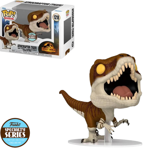 FUNKO POP JURASSIC WORLD DOMINION EXCLUSIVO - ATROCIRAPTOR (TIGRE) 1218
