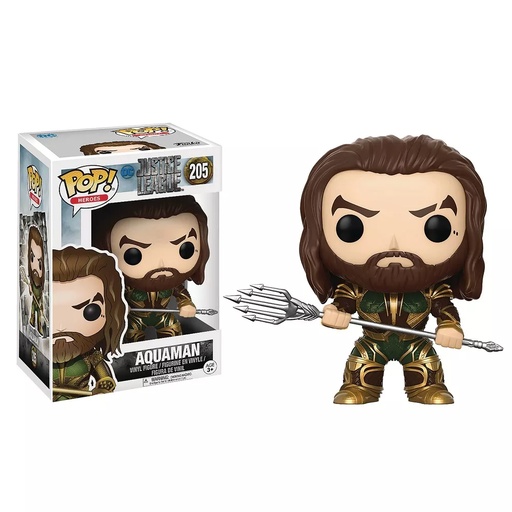 FUNKO POP HÉROES PELÍCULAS LIGA DE LA JUSTICIA AQUAMAN 205