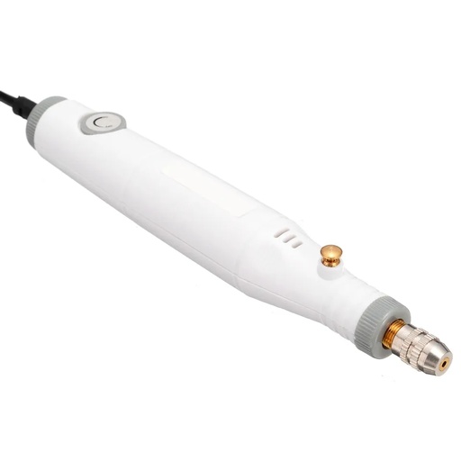 [99060] Mini torno con fuente 18v blanco