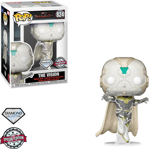 FUNKO POP MARVEL WANDAVISION EXCLUSIVO - THE VISION 824 (COLECCIÓN DIAMANTE)