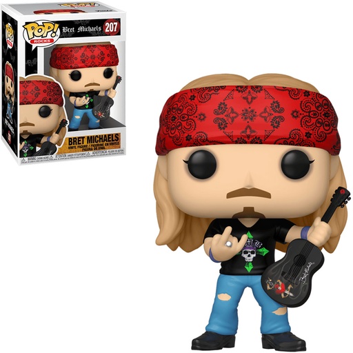FUNKO POP BRET MICHAELS - BRET MICHAELS 207