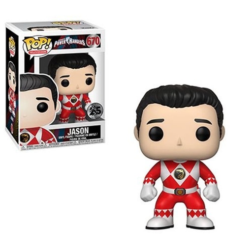 FUNKO POP TELEVISION POWER RANGERS - JASON ROJO 670