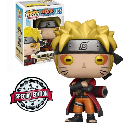FUNKO POP NARUTO SHIPPUDEN EXCLUSIVO - NARUTO (MODO SABIO) 185