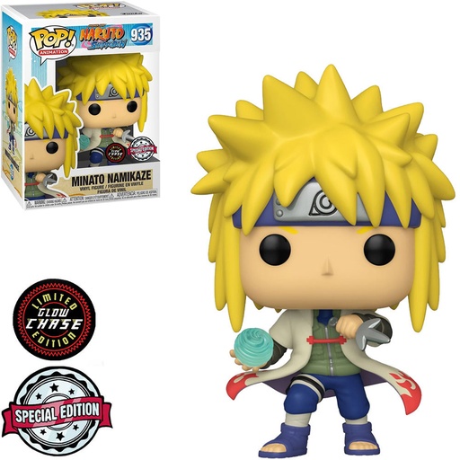 FUNKO POP NARUTO SHIPPUDEN EXCLUSIVO - MINATO NAMIKAZE 935 (GLOW CHASE)