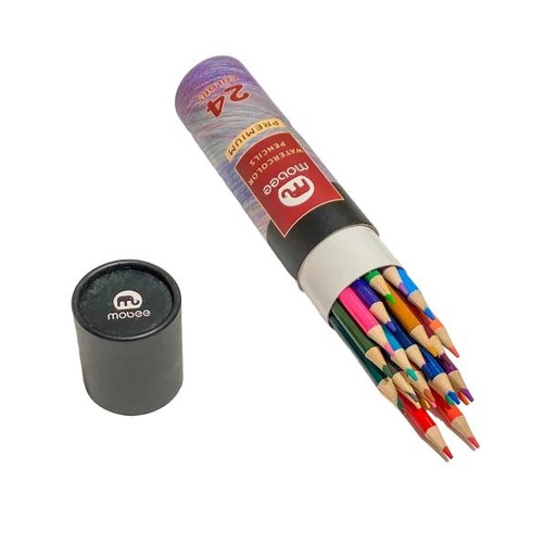 [K001B24] Lapiz de color watercolor MOBEE 24pc