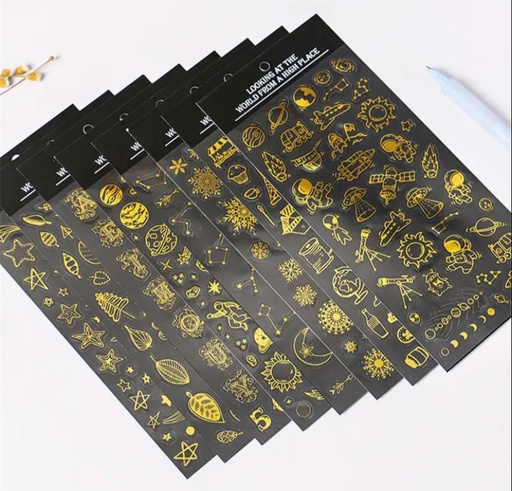 [99137] Sticker pvc serie mix dorada 100*230cm
