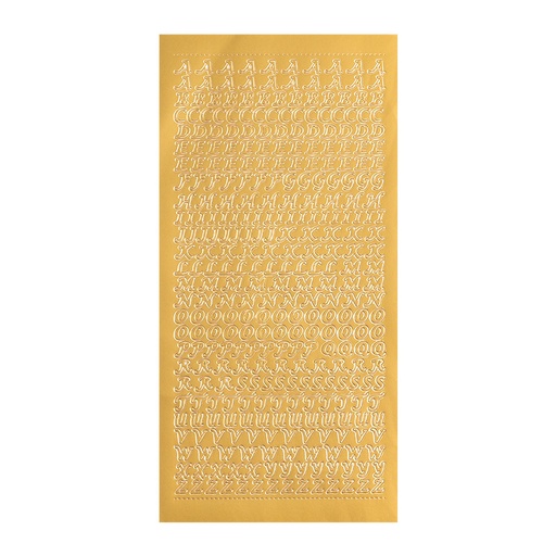 [99134] Sticker de letras cursivas en pvc 107*225mm