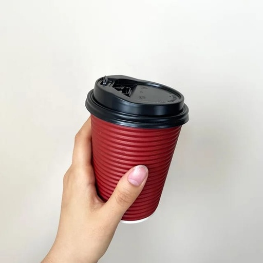 [80485] Vaso para cafe descartable con tapa 14oz