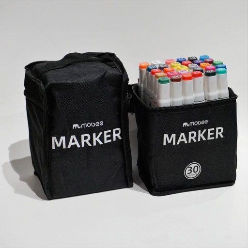 [92221] Marcador + pincel marker y estuche MOBEE 30pc