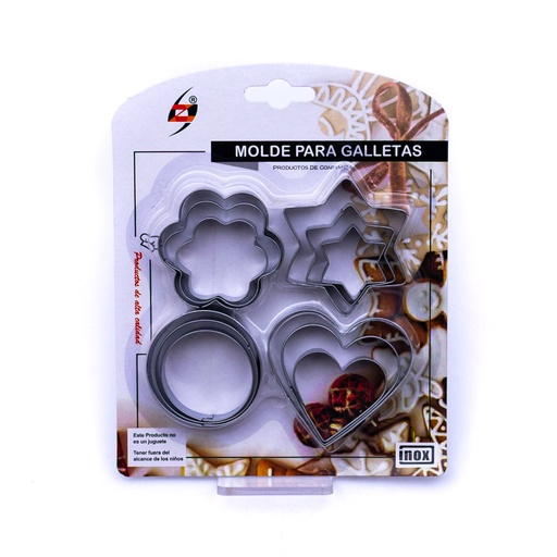 [60575] Molde para Galletas 12pcs