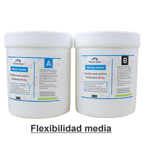 [91965] Silicona liquida MONTERESIN kit 2kg 1:1 A15