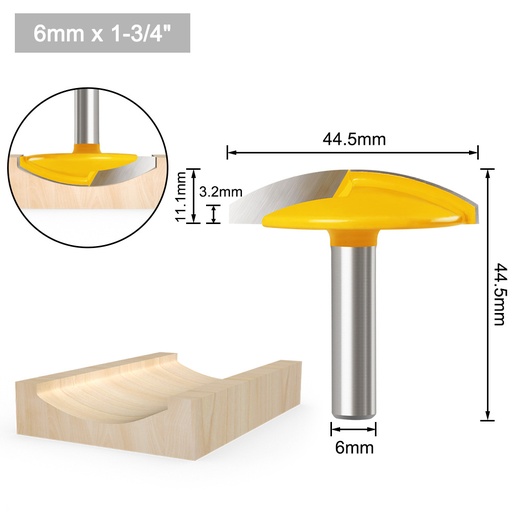 [99274] Fresa para carpintería 6*1.3/4