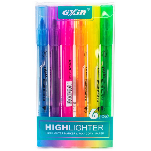 [G-319] Resaltadores fluor Highlighter 6pc