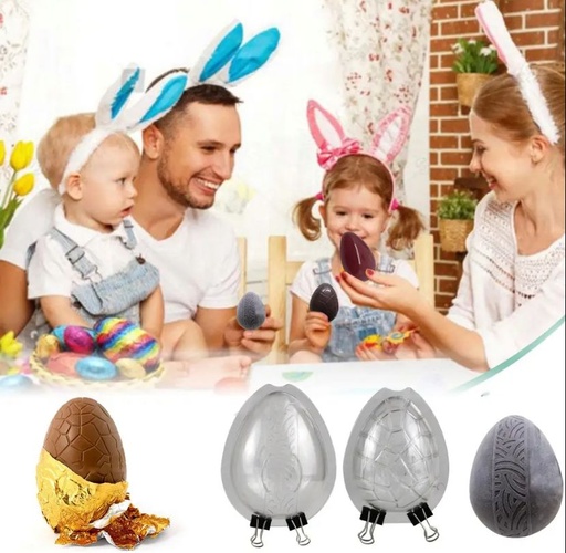 [90449] Molde para huevo de pascua 3pc