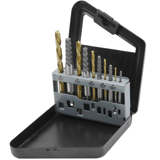 [99125] Juego de extractor de tornillos 10 piezas