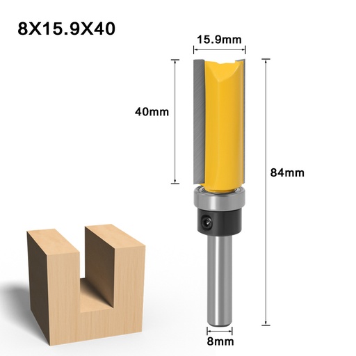 [99272] Fresa de carpintería 8*15.9*40mm