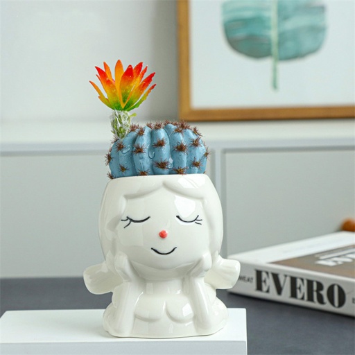 [99169] Maceta diseño niña 10*9cm