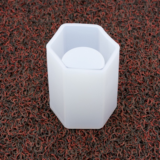 [MSD3] Molde de silicona pote hexagonal 8.4*9.6*8.4cm