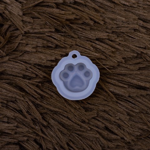 [DY098] Molde de silicona dije huella de gato 2.8*2.7cm