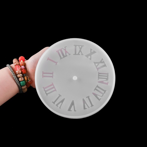 [DY084] Molde de silicona reloj numero romano