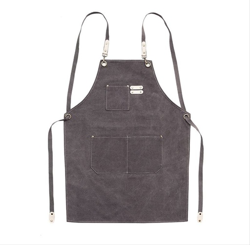 [92657] Delantal retro tela de vaquero 60*75