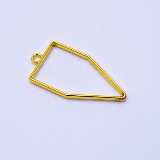 [DY156] Dije pentágono en dorado 5pc