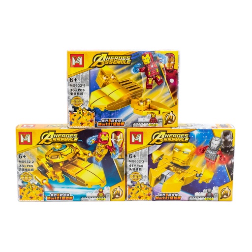 [92612] Ladrillito héroes 36pc