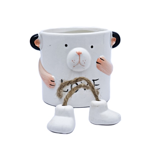 [99170] Maceta diseño oso con patitas 7.7*8cm