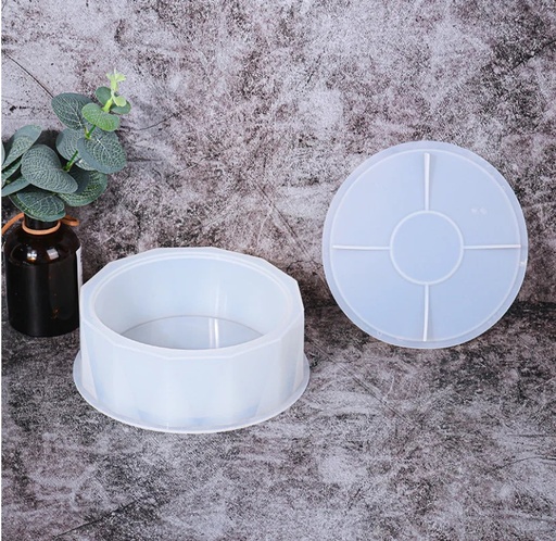 [DY005] Molde de silicona alhajero circular 16cm