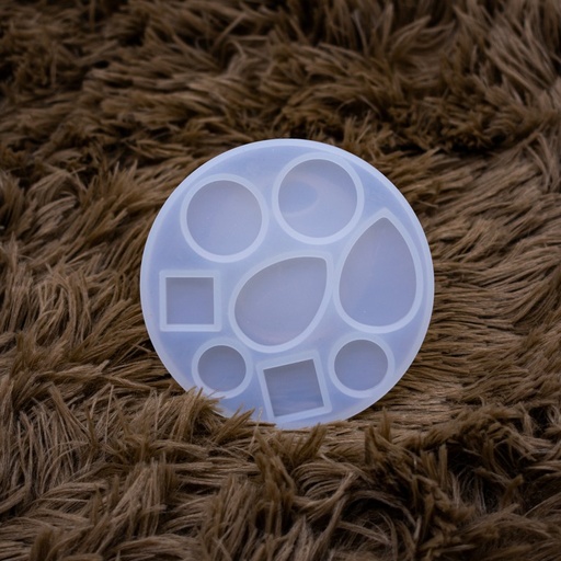 [DY093] Molde de silicona colgante 8 diseños 9cm