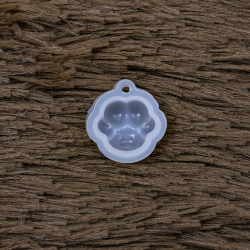 [DY099] Molde de silicona diseño dije huella de gato 3*2.8cm