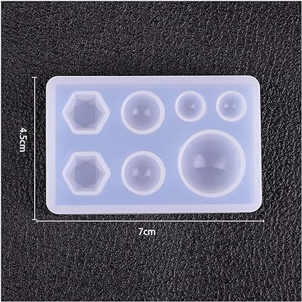 [DY040] Molde de silicona gema 7 diseños 7*4.5cm