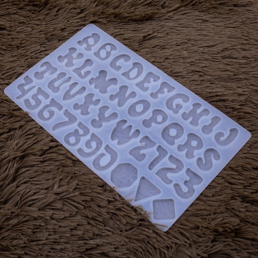 [DY128] Molde de silicona letras grafiti y figuras 25*14.5cm