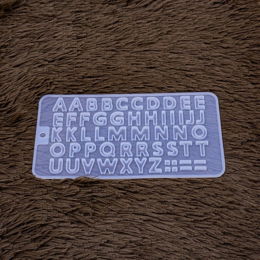 [DY064] Molde de silicona diseño letras 21*11.2cm