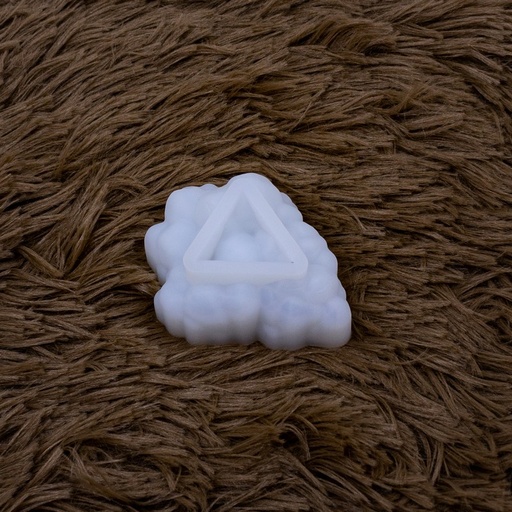 [DY126] Molde de silicona piedra cuarzo base pequeña
