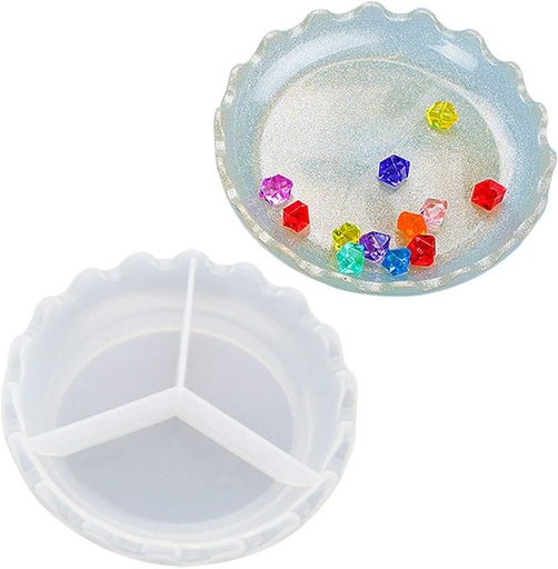 [DY091] Molde de silicona plato almacenable 13.2cm