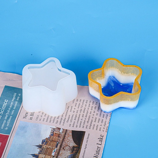 [DY114] Molde de silicona estrella almacenable 6cm
