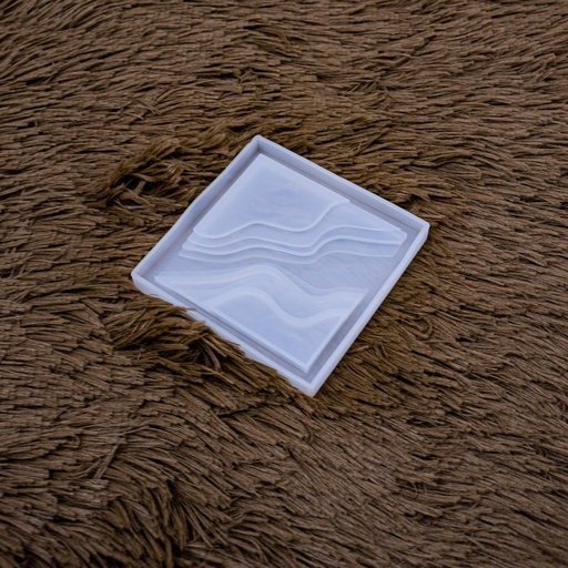 [DY030] Molde de silicona diseño posavasos horizontal 95mm
